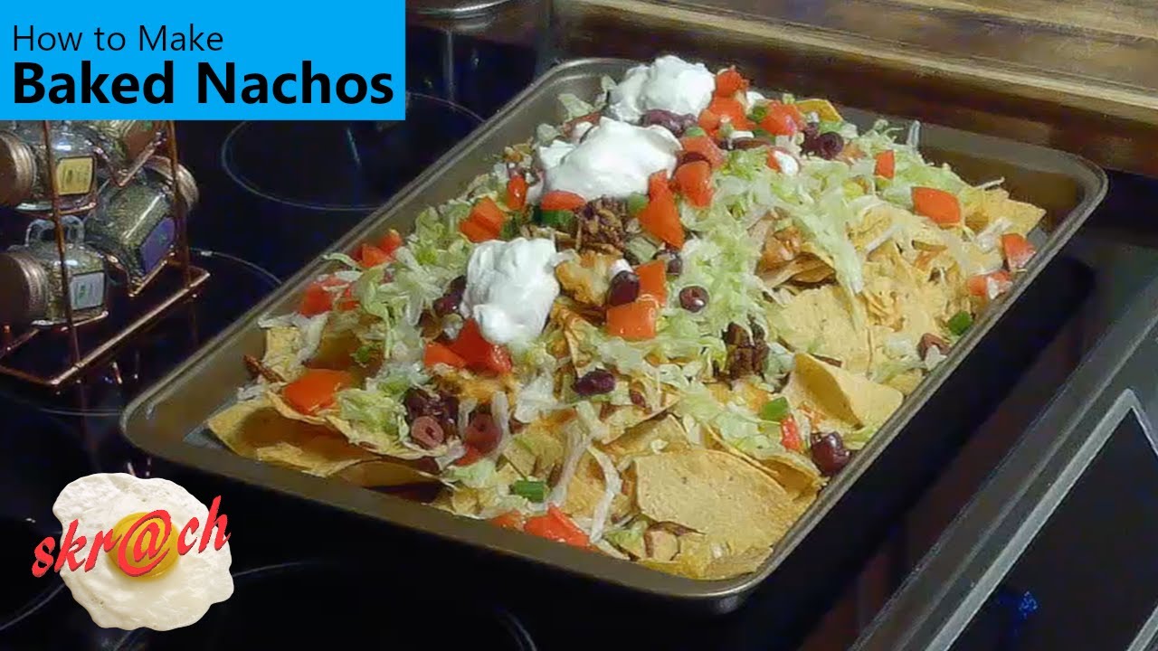 Cómo hacer nachos al horno