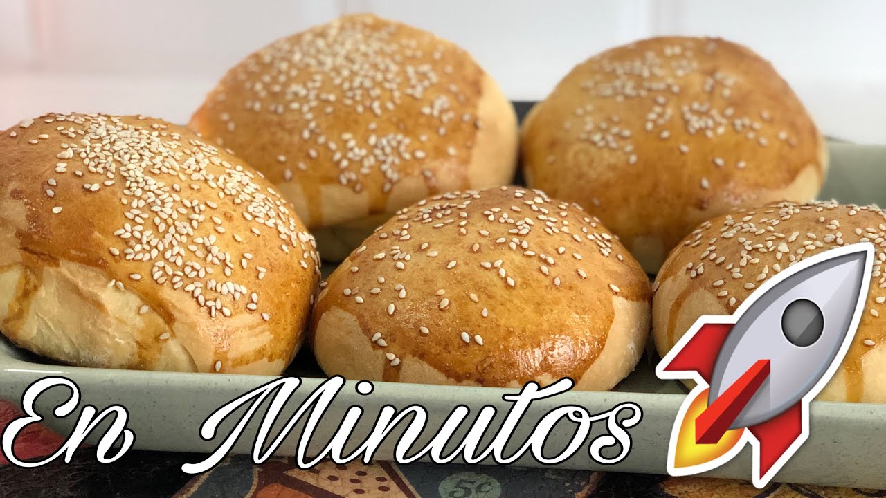 ⚫ como hacer PAN de hamburguesa CASERO 🍔