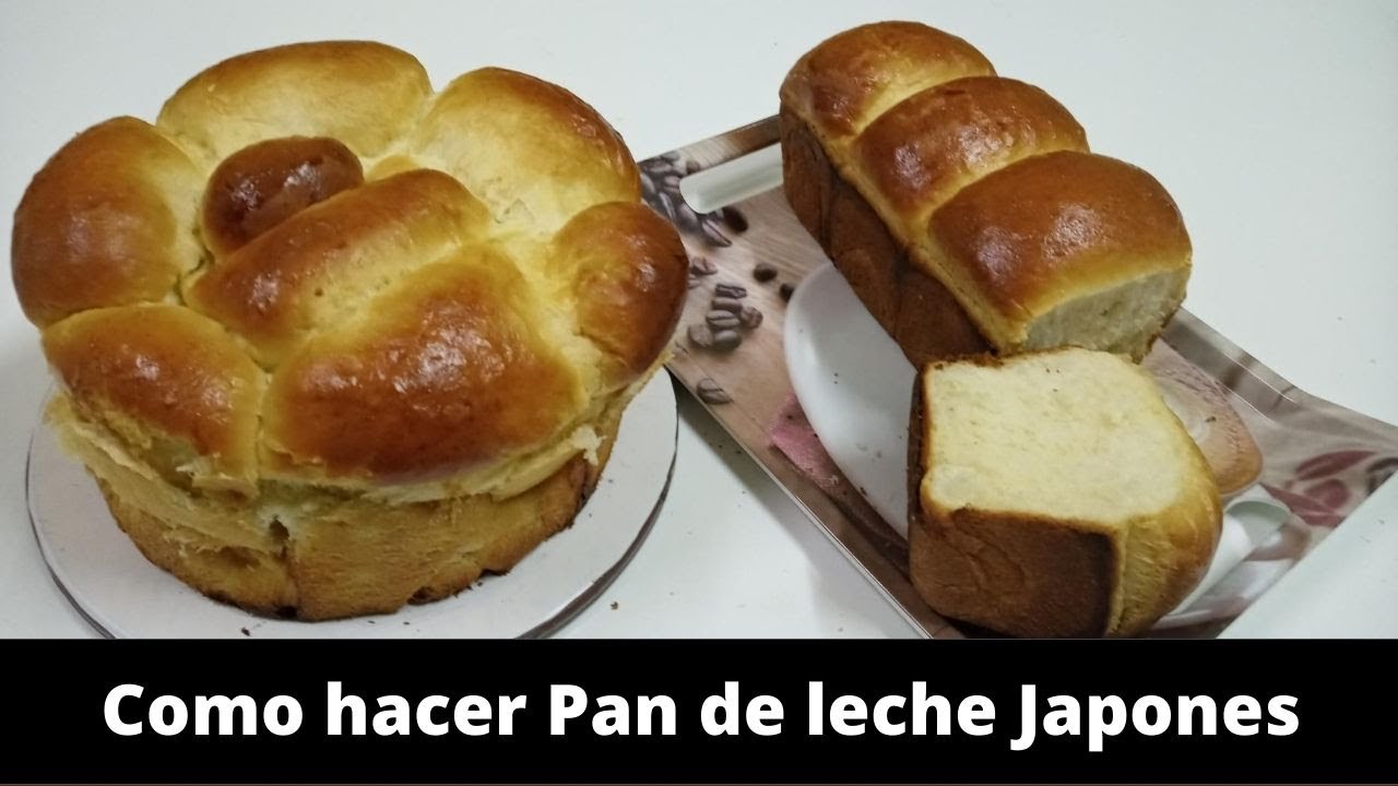 COMO HACER PAN de LECHE JAPONES SIN MAQUINA/ SUPER ESPONJOSO