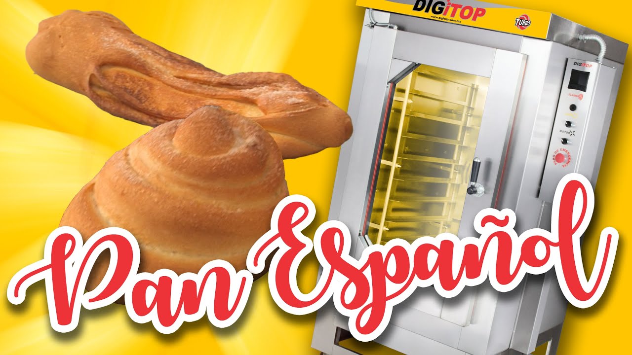 Cómo hacer pan español en un horno de convección Digitop Turbo