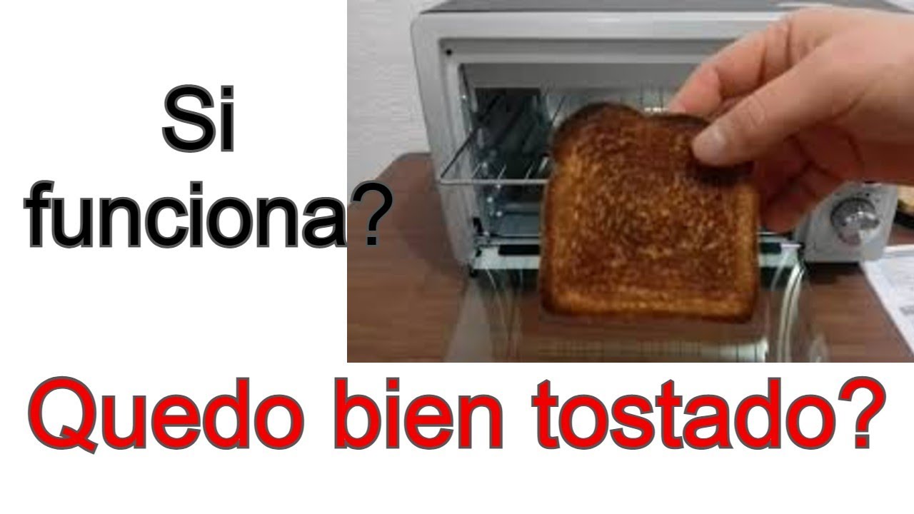 🍞Como hacer PAN TOSTADO en horno electrico // Como tostar pan en el horno electrico✅ | Oster