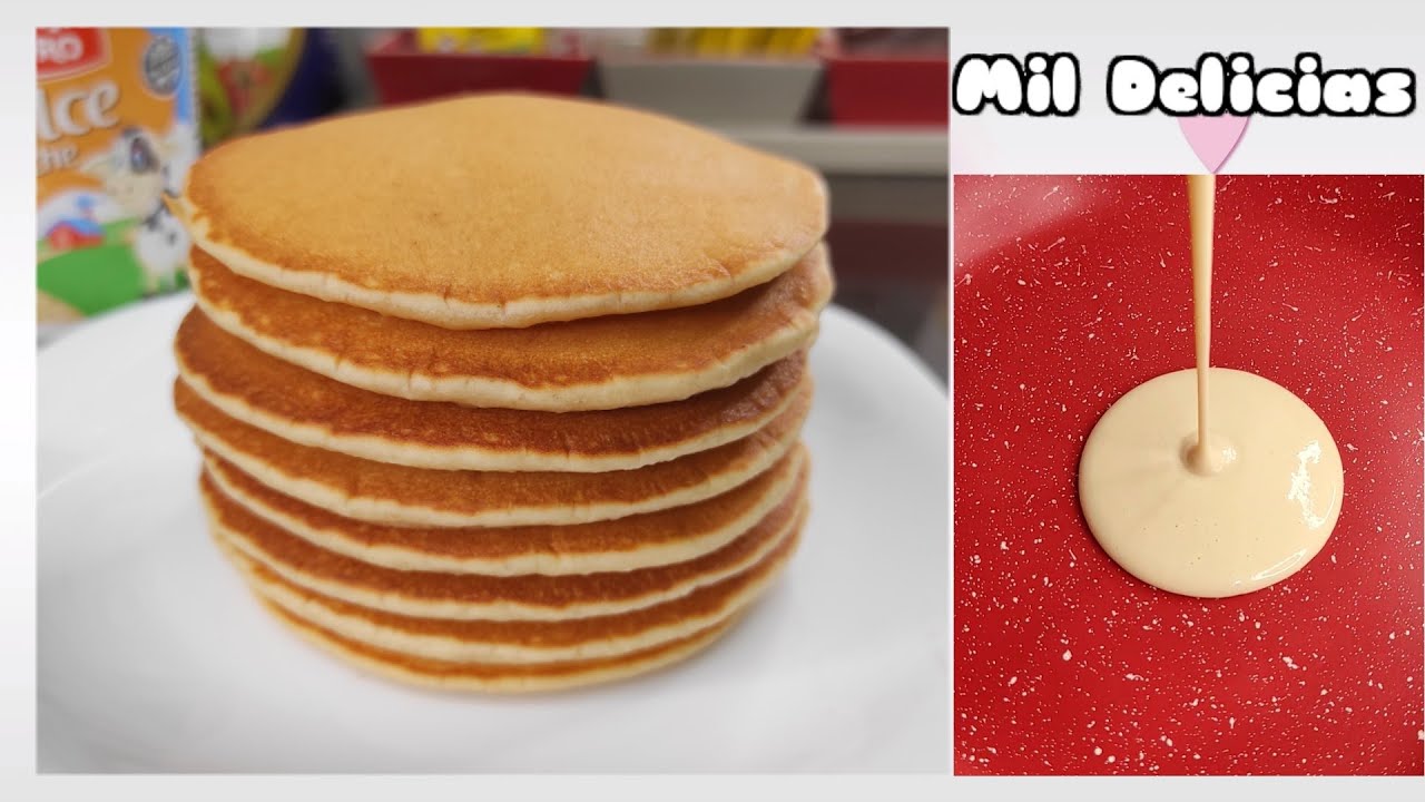 Como hacer PANQUEQUES PANCAKES TORTITAS ESPONJOSAS / hot Cakes