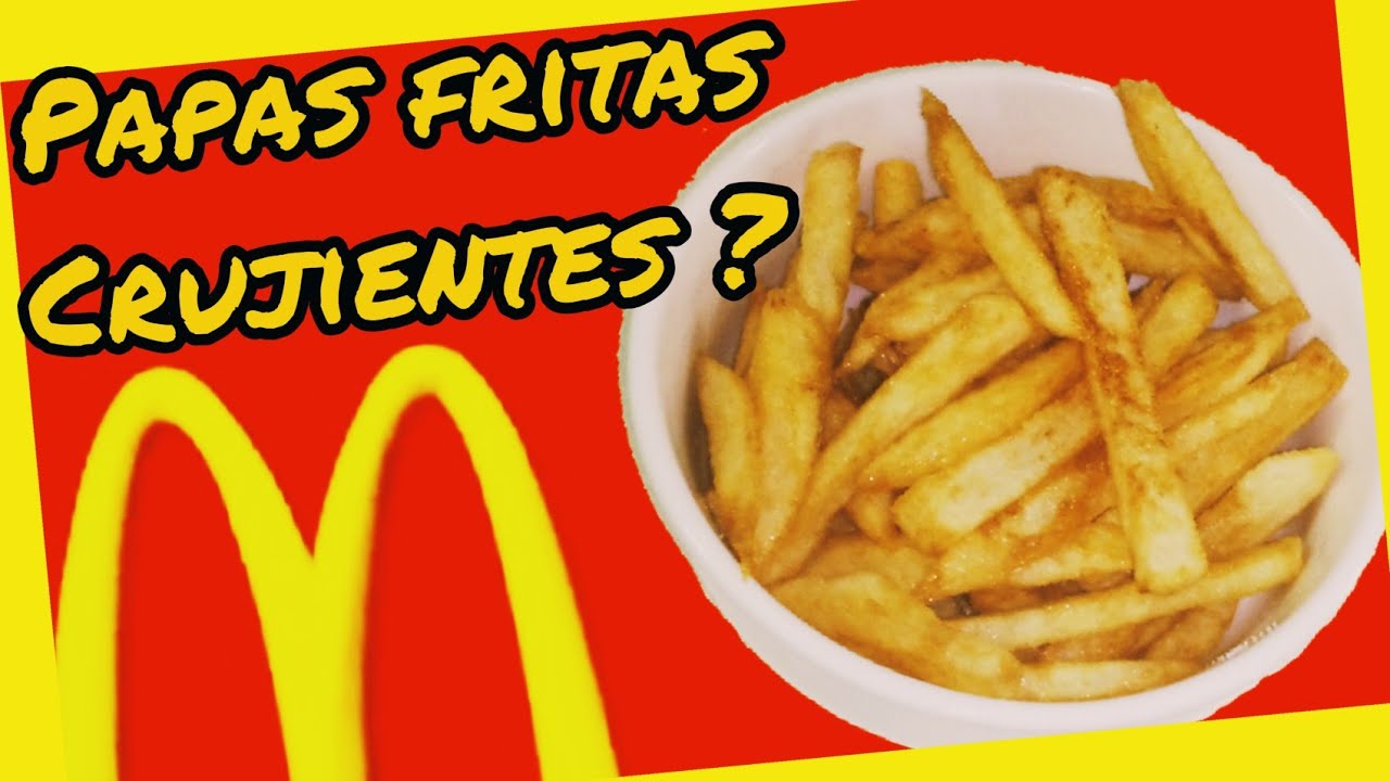 COMO HACER PAPAS FRITAS CRUJIENTES TIPO McDonalds 🍟 (PASO A PASO)