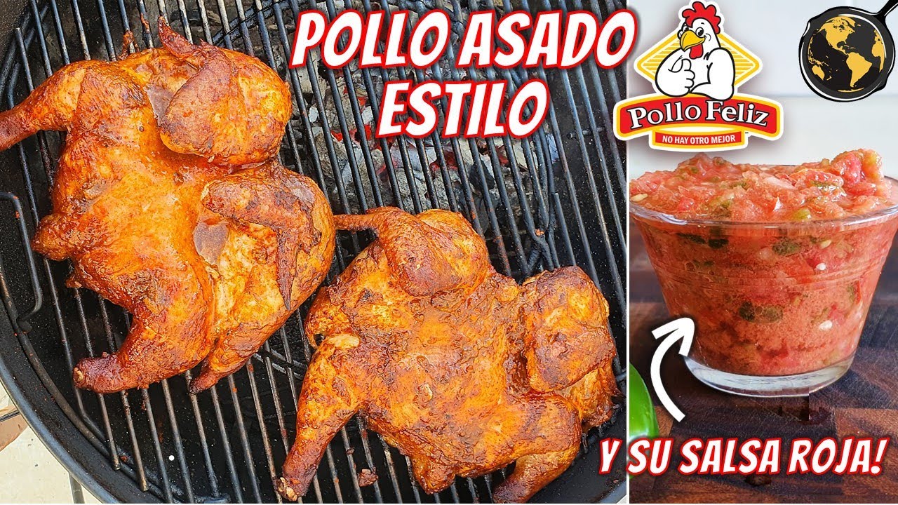 Como hacer Pollo Asado estilo Pollo Feliz | Cocina Universal