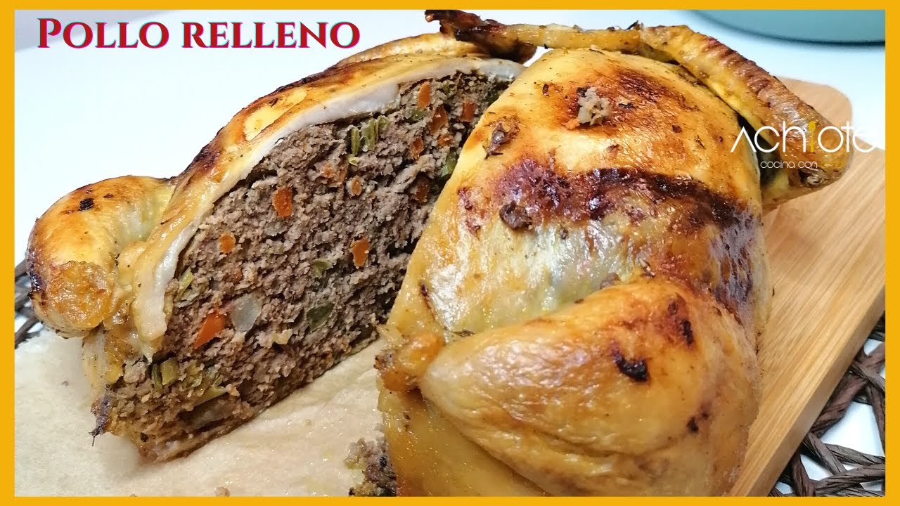 Cómo hacer POLLO RELLENO NAVIDEÑO de manera fácil y con ingredientes sencillos | Lo Amarás