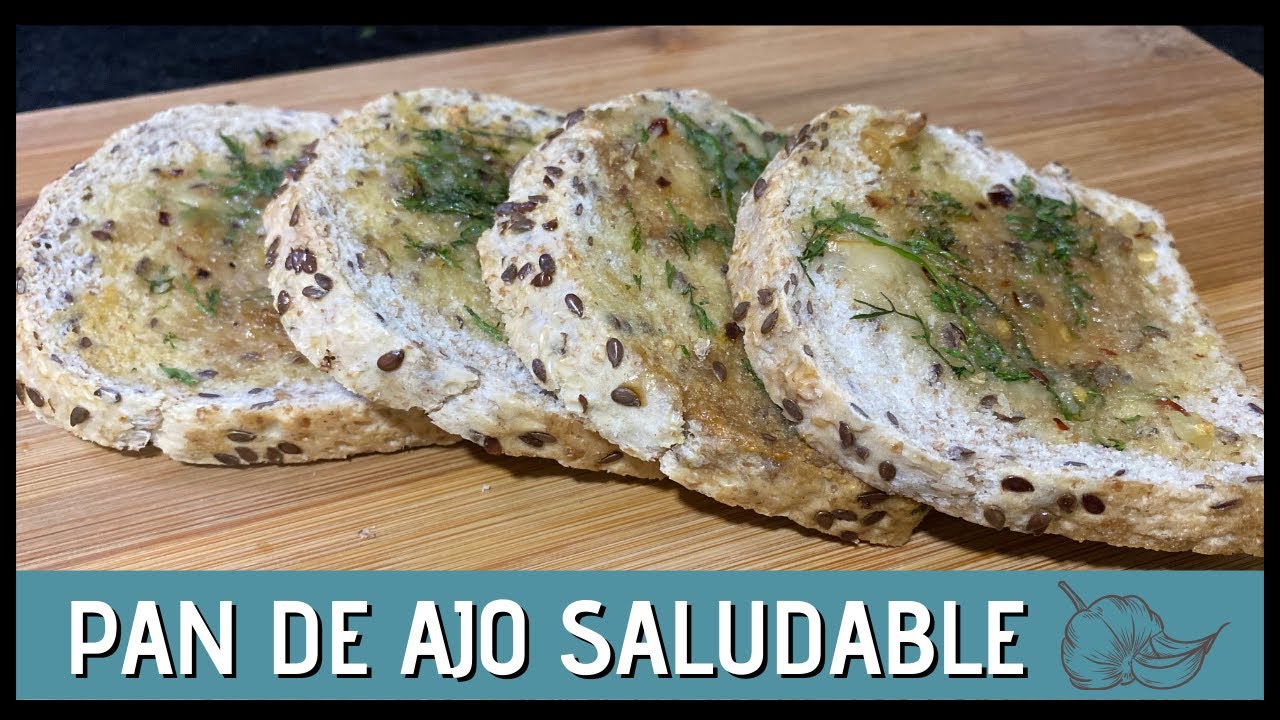 Como hacer un delicioso PAN DE AJO saludable - PASO A PASO