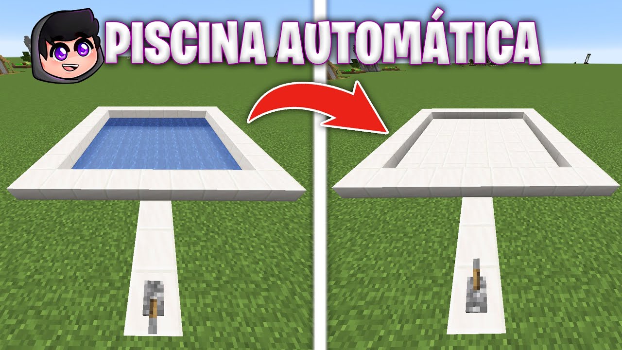 ¡CÓMO HACER UNA PISCINA AUTOMÁTICA EN MINECRAFT SIN MODS! 😱😍 #Minecraft #Shorts #Cortos El Nono YT