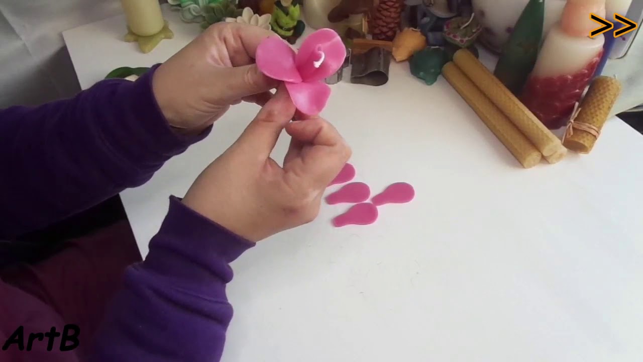Cómo hacer una Vela en forma de rosa, paso a paso #DIY #Candle