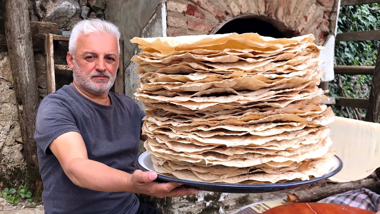 Cómo hacer Yufka tradicional (pan plano turco) | Tres tipos de receta de Gozleme