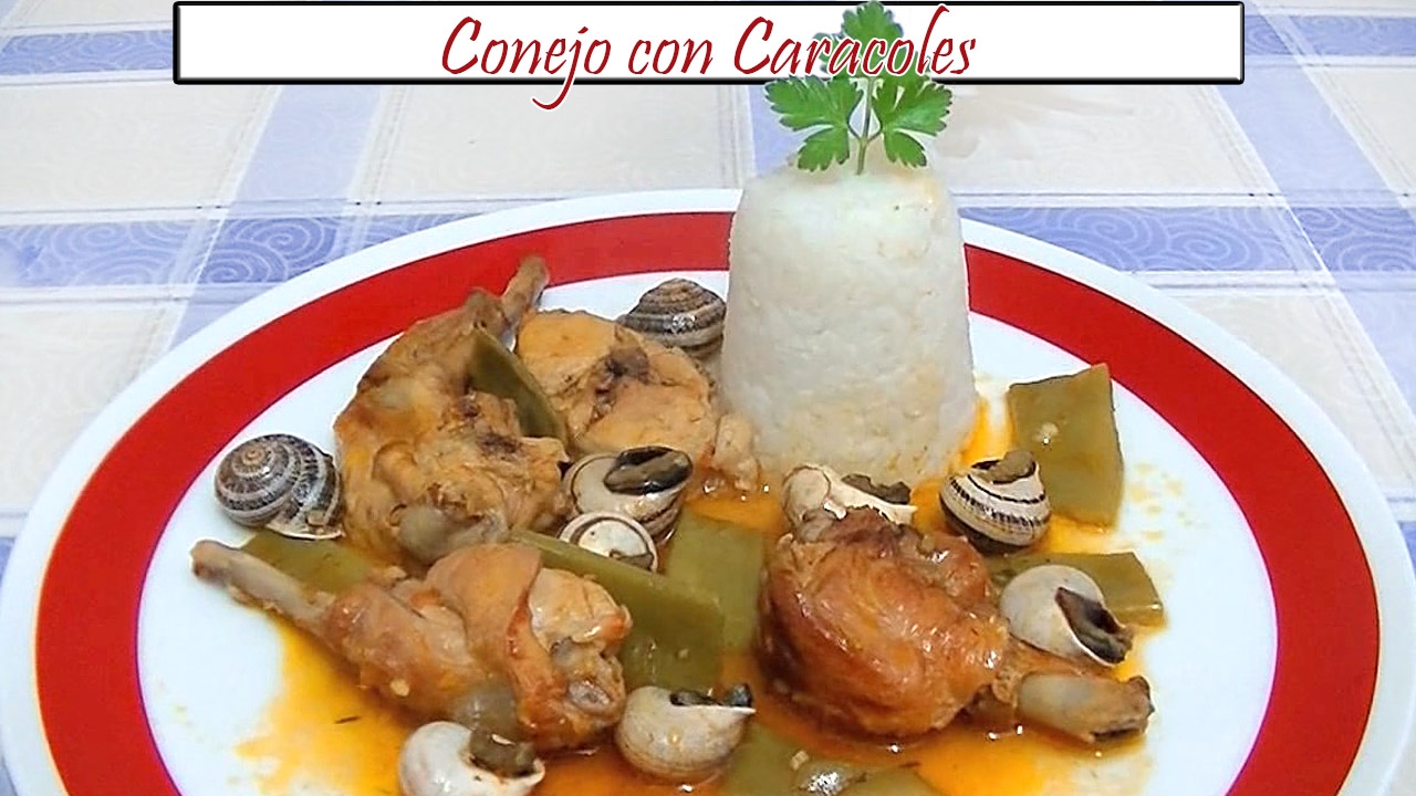 Conejo con Caracoles | Receta de Cocina en Familia