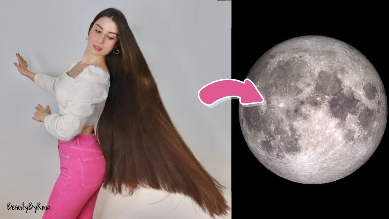 🌚👩🏻CRECE TU CABELLO RÁPIDO CON LA LUNA//CABELLO LARGO Y GRUESO!!