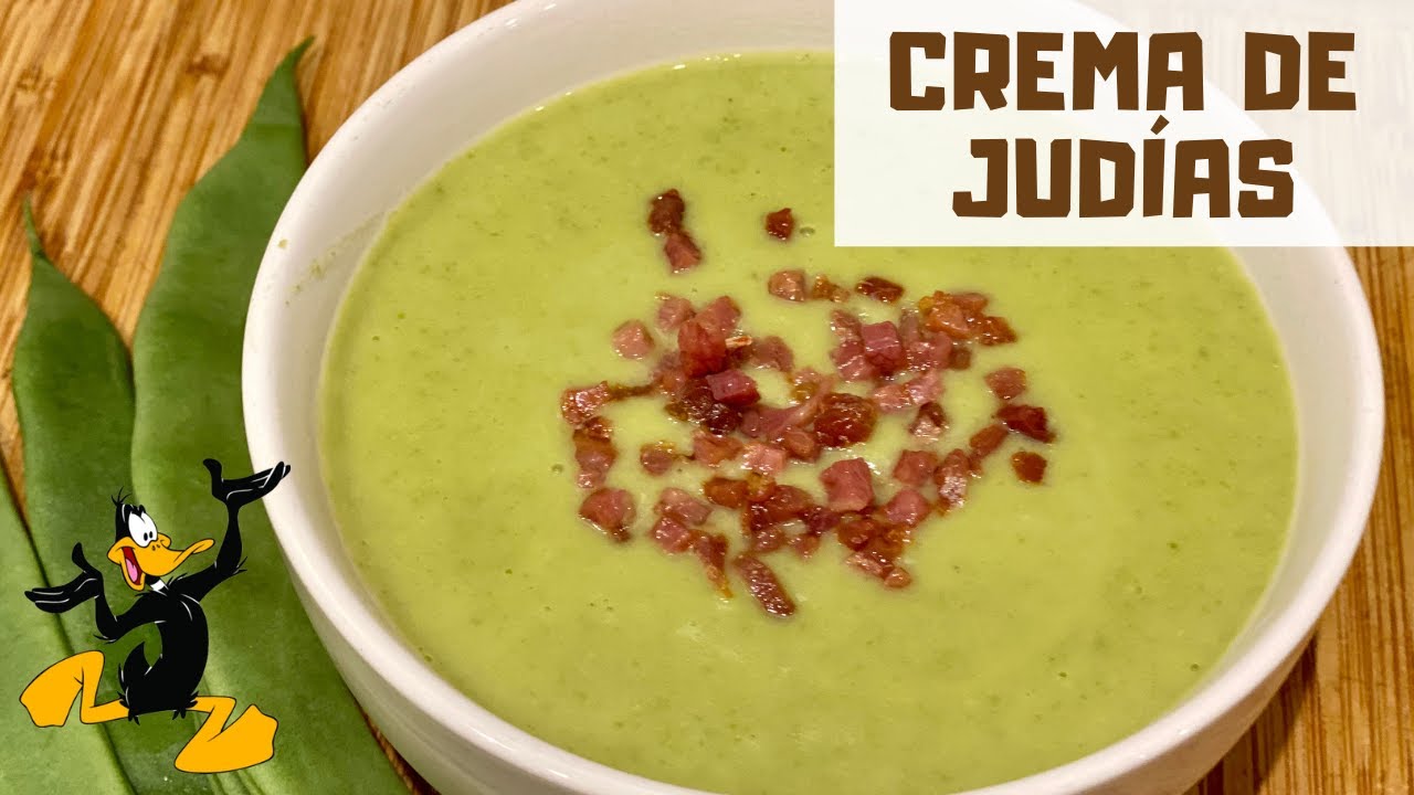 Crema de Judías Verdes en 3 Minutos ¡Con Patatas y Puerro!