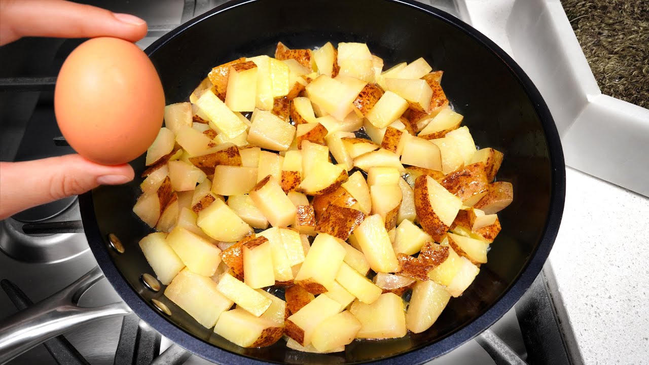 Deliciosa receta de patatas fritas - Preparándose rápida y fácilmente