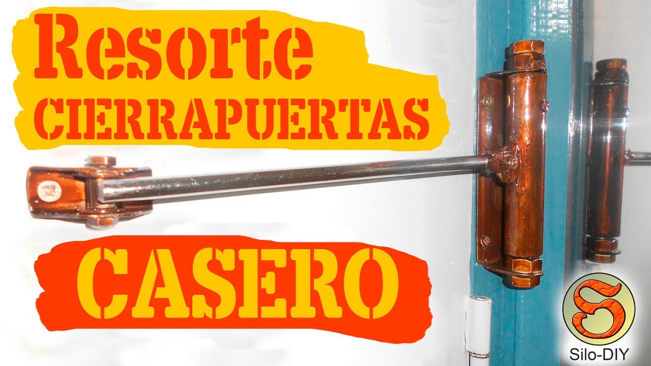 DIY 🔨 Muelle para puerta Casero 🧰 Resorte cierrapuertas ⭐