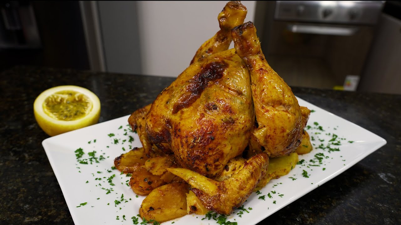 El secreto para el mejor pollo hornado doradito en casa