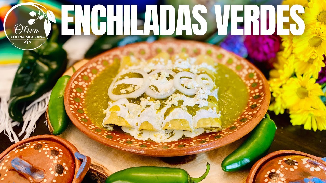 Enchiladas Verdes con Pollo Riquísimo!