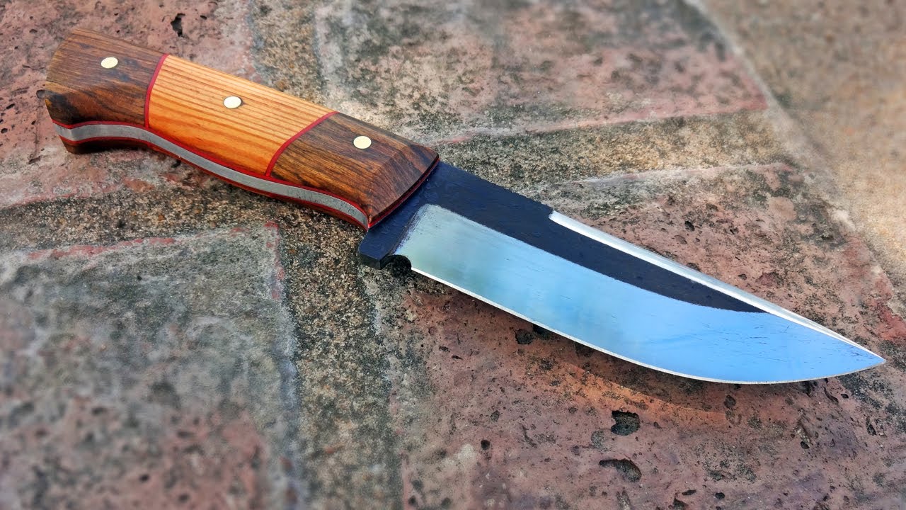 Fabricación de cuchillo simple con herramientas básicas