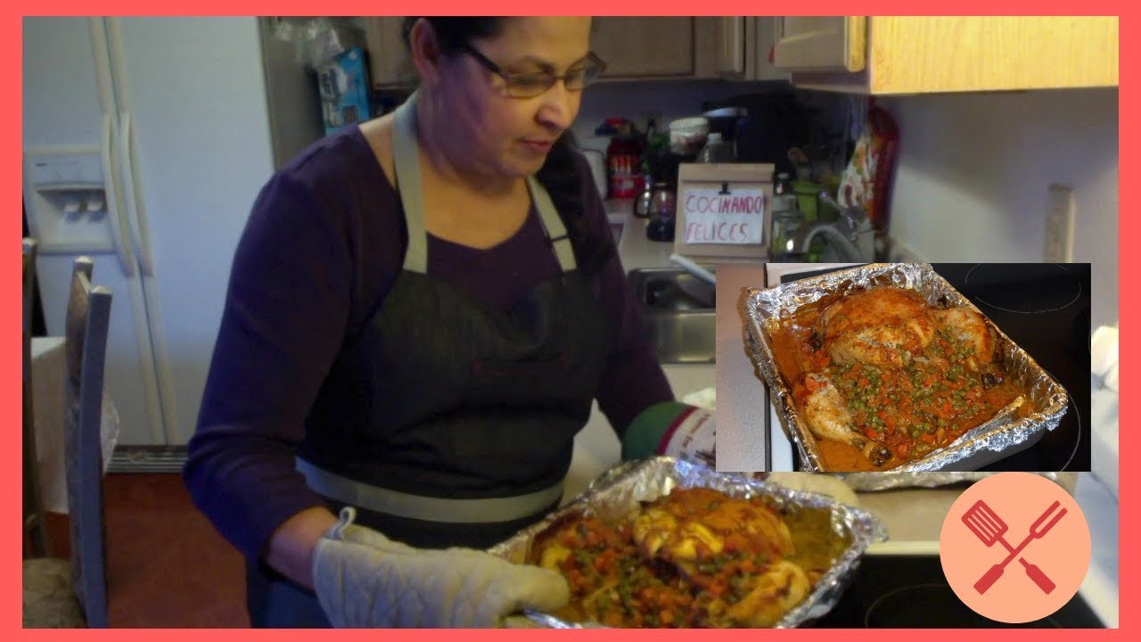 GALLINA RELLENA AL HORNO ||PARA TUS FIESTAS NAVIDEÑAS