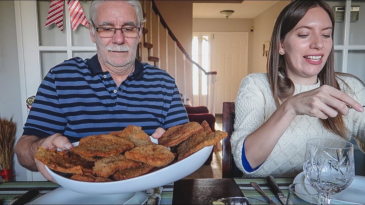 Haciendo Milanesas Argentinas | Comida Típica Argentina + Historias con mi Papá