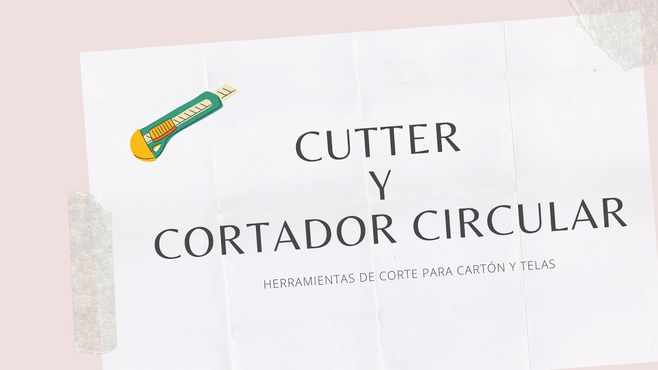 Herramientas de corte para carton y telas | Cutter y Cortador Circular