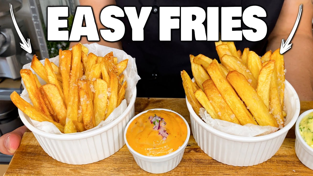 HOMEMADE French Fries 🍟❤️ LIKE A PRO for less than $1 | STREETFOOD at Home