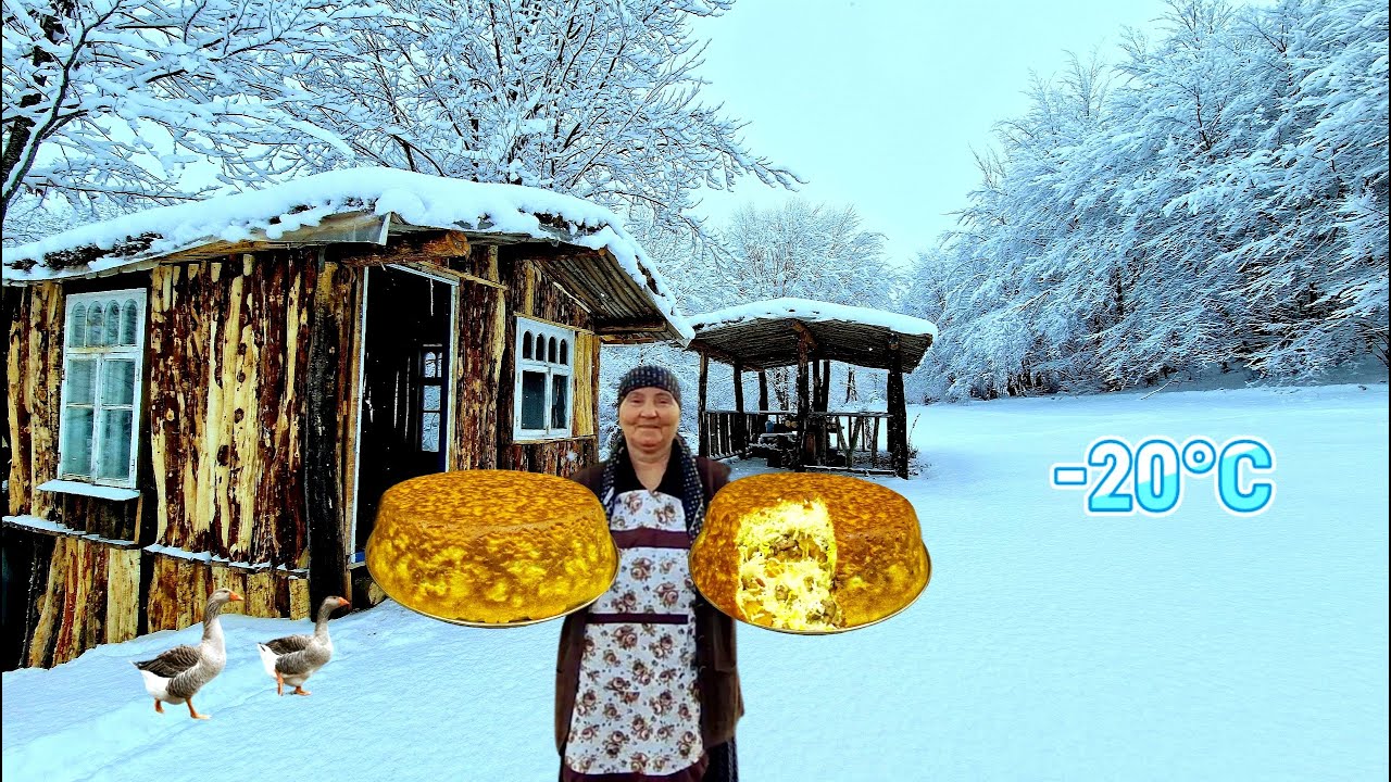 La vida en las Montañas Nevadas. Готовим Plato real de la cocina de Azerbaiyán.