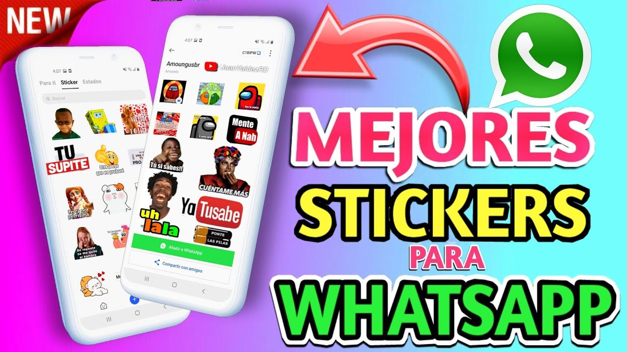 Mejores STICKERS para WHATSAPP | STICKERS 2022