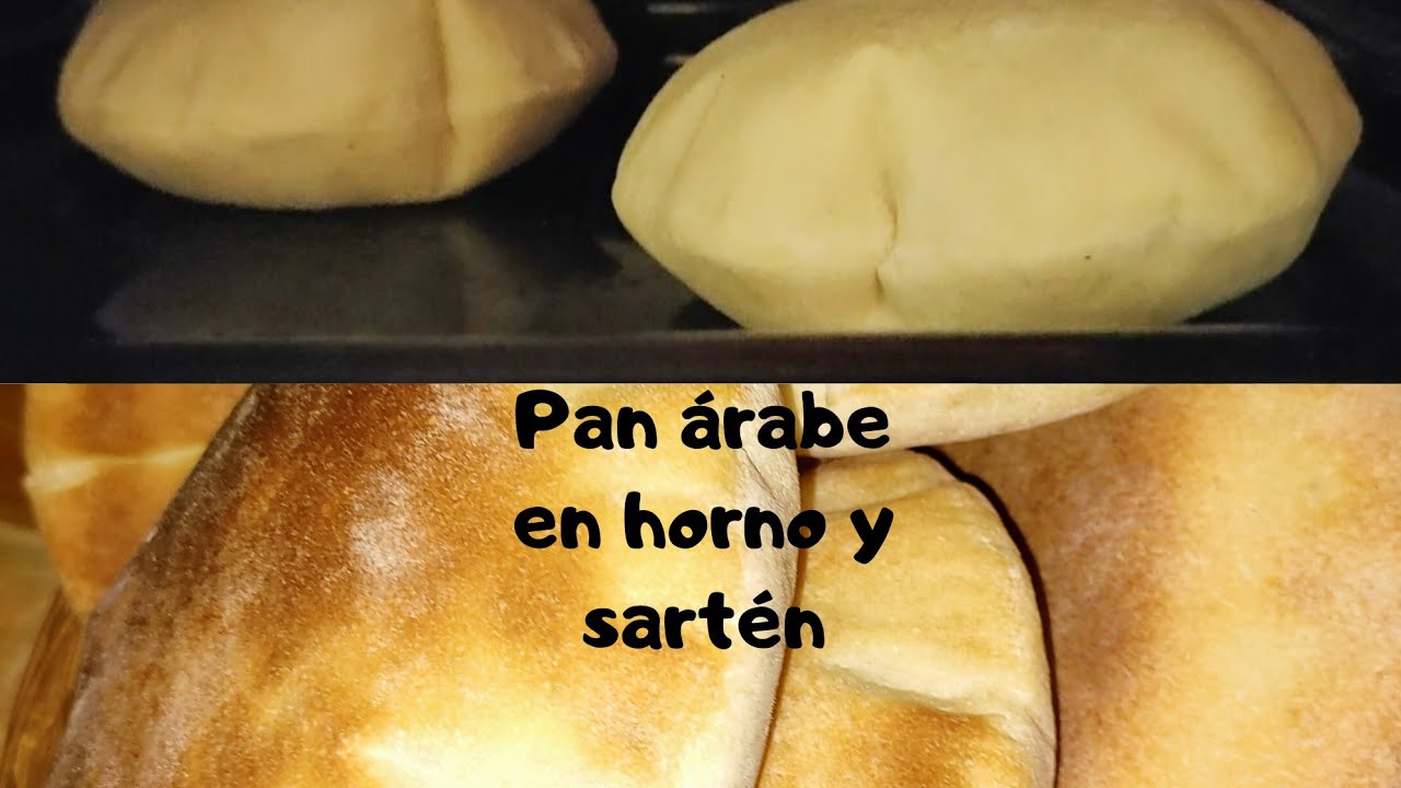 pan árabe para kebab al horno y en sartén super inflado fácil y rápido/ easy arabic kebab bread🥙