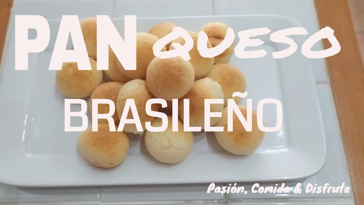 PAN DE QUESO BRASILEÑO (pan de yuca, pan de almidón dulce). #pandequejo #chipa #pandeyuca