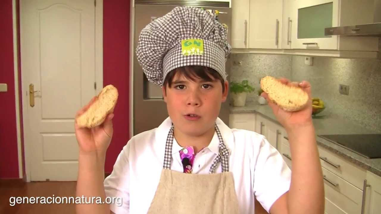 Pan ecológico con tu hijo - Recetas para niños - generacionnatura.org