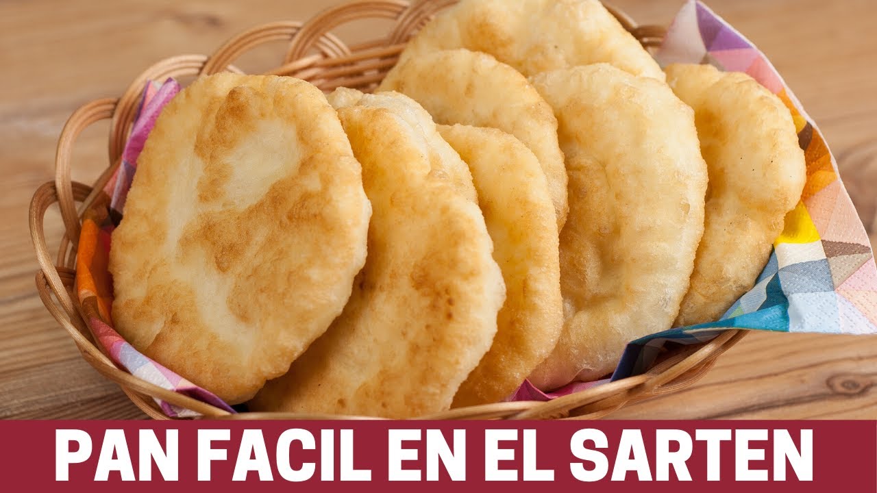 Pan Frito en sarten - Con Masa para Pizza