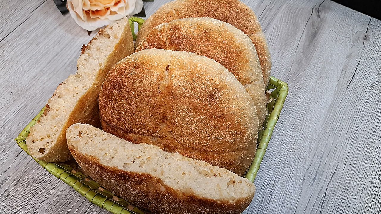Pan integral árabe esponjoso - Muy fácil y delicioso