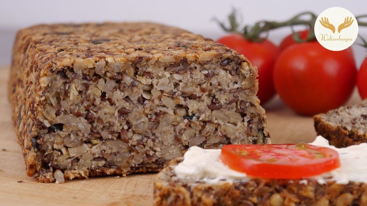 Pan maravilloso: pan sin harina, levadura, levadura en polvo, ¡no podría ser más saludable!