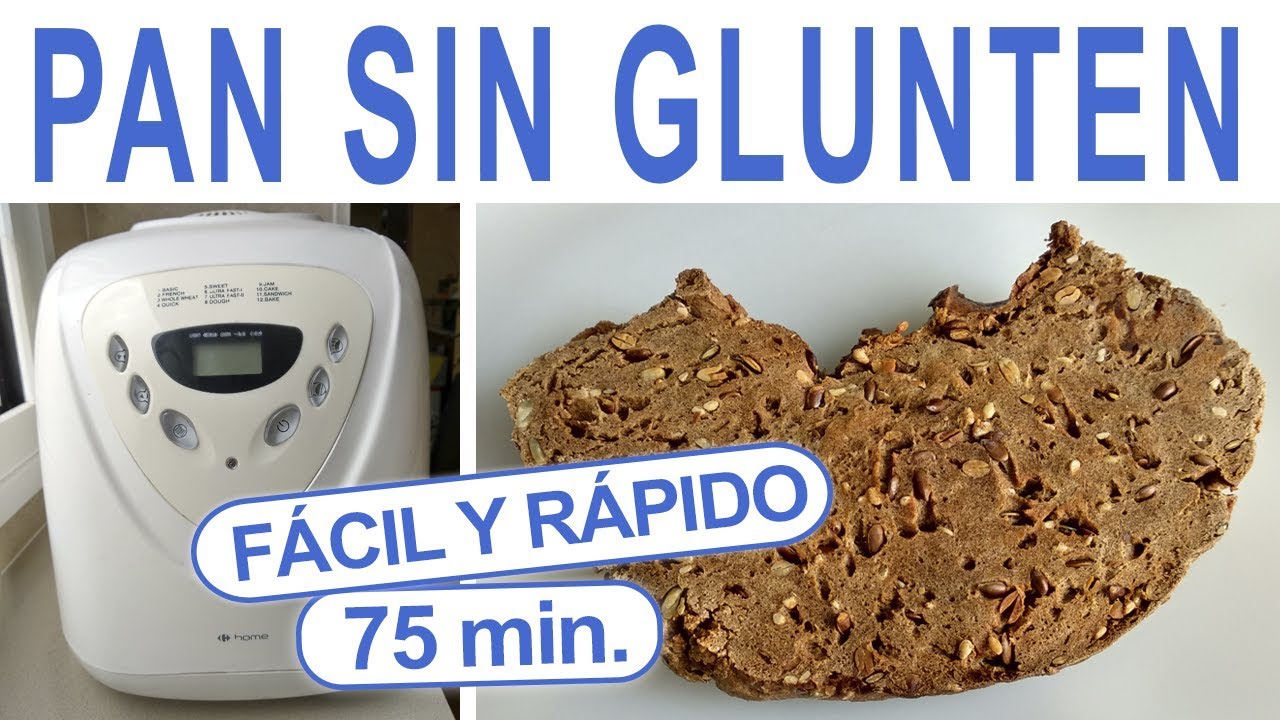 PAN SIN GLUTEN CASERO FÁCIL ✔️ Receta: PANIFICADORA y harina de TEFF ❤️ Pan sin Levadura, sin Horno