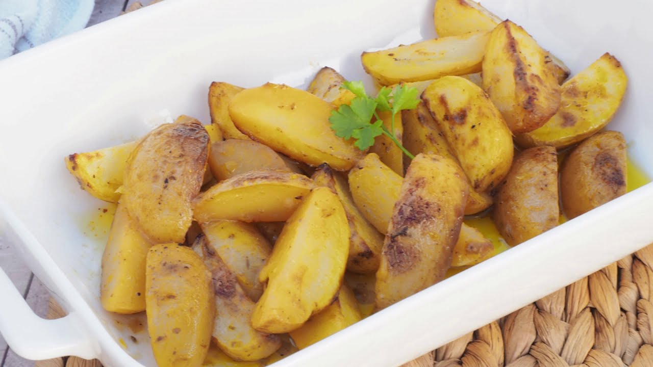 PATATAS AL LIMÓN ¡Adictivas! Una guarnición fácil para carnes y pescados