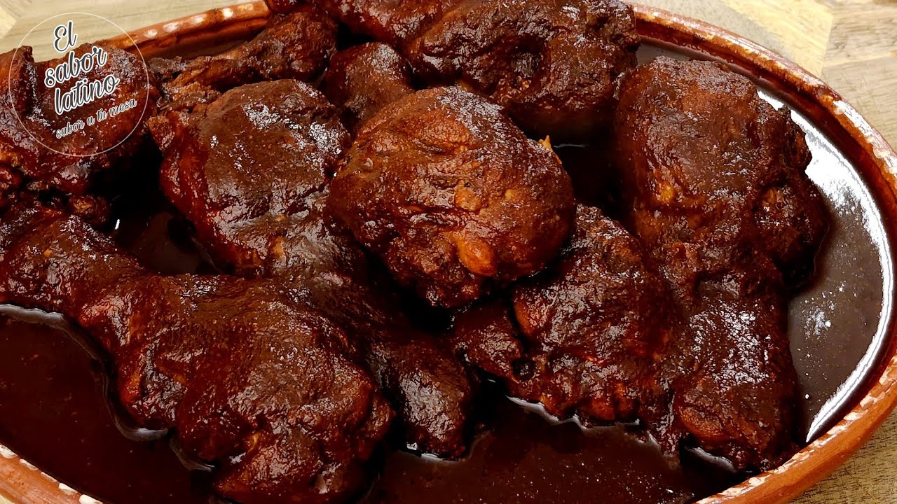 🔴 Piernas de Pollo en Salsa Tatemada de 4 Chiles 🌶Riquisimo!! - El sabor latino