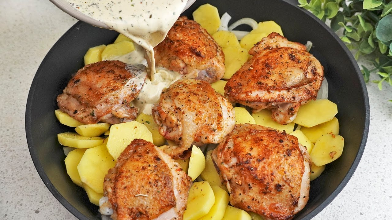 ¡Pocos conocen esta receta de muslos de pollo! Una cacerola para toda la familia