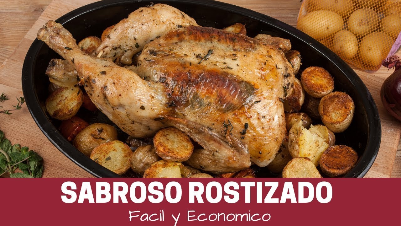 Pollo al Horno con Papas | Como Hacer Pollo al Horno jugoso