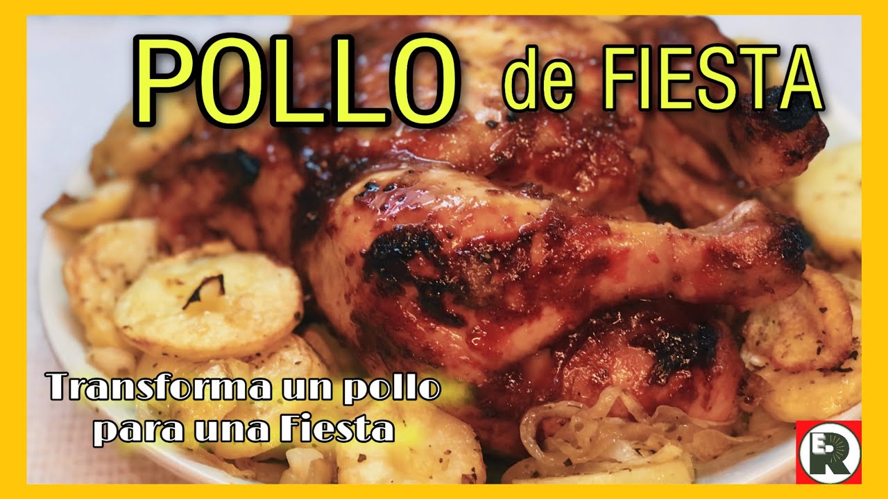 🔴POLLO al Horno FESTIVO | DORADO por fuera y JUGOSO por dentro