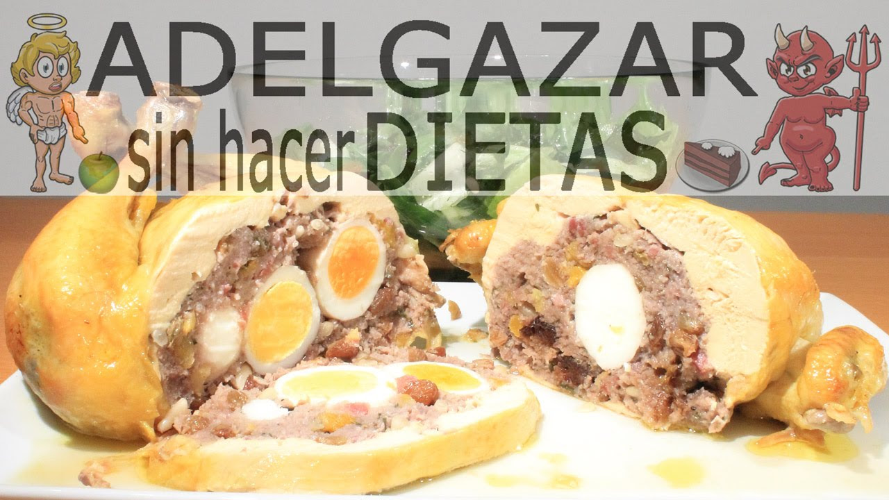 POLLO RELLENO AL HORNO # ADELGAZAR SIN HACER DIETAS