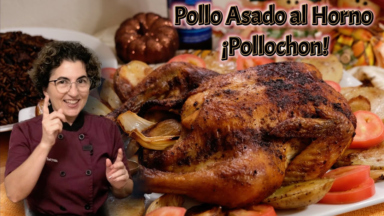 ¡Pollochon! Pollo asado al Horno. ¡Cubano! 🇨🇺