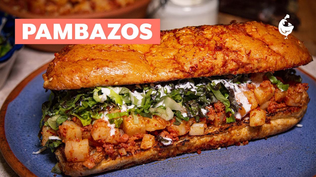 Prepara pambazos rellenos de papa con chorizo en casa