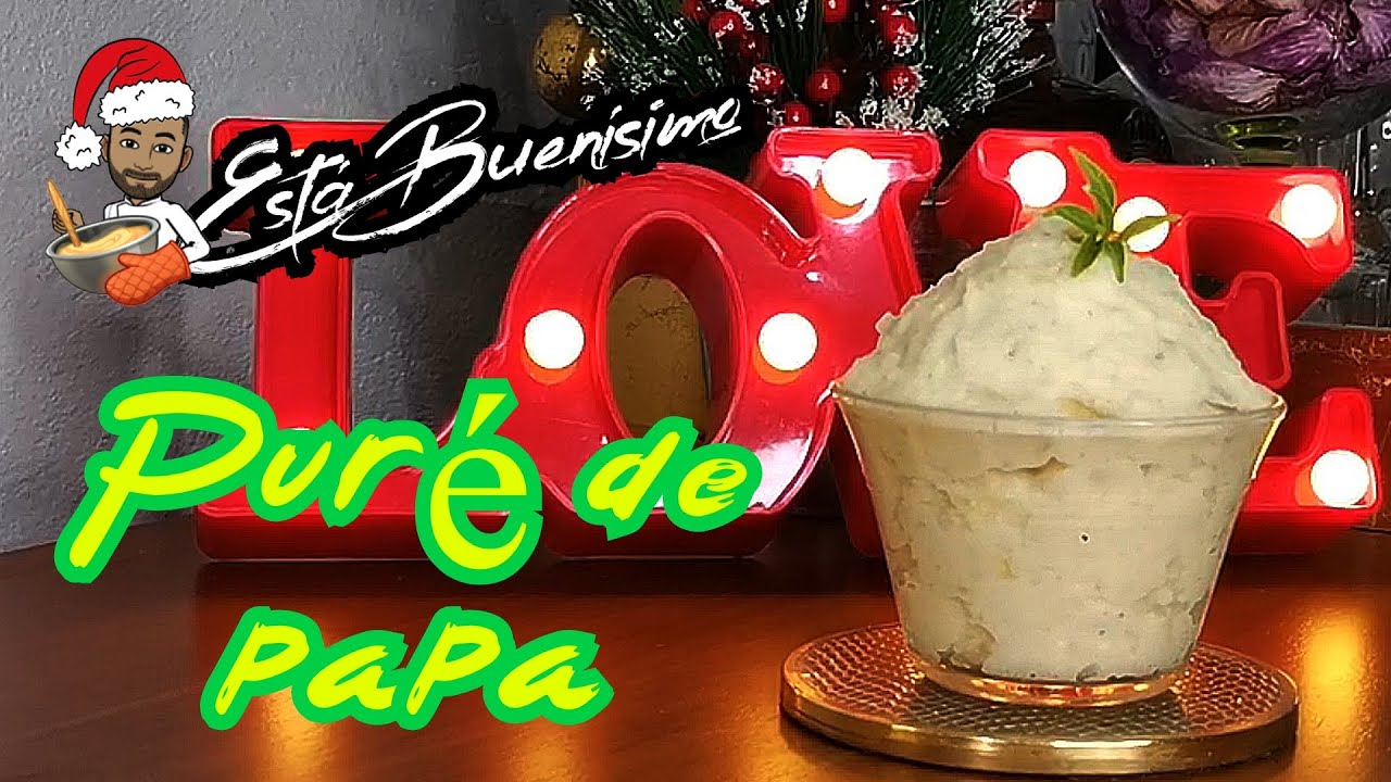 🔴 PURÉ DE PAPA NAVIDEÑO 🎄 - Acompañamiento para cena de navidad