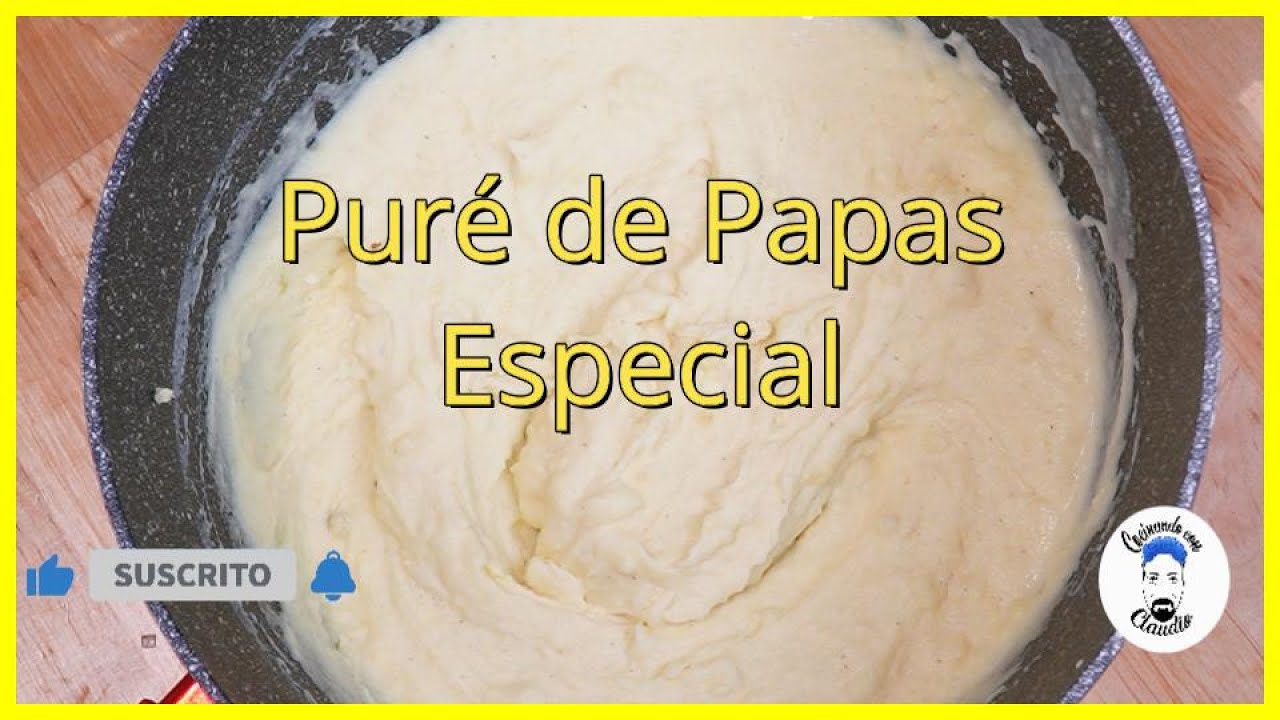 Puré de Papa Rápido y Fácil/Receta Casera.