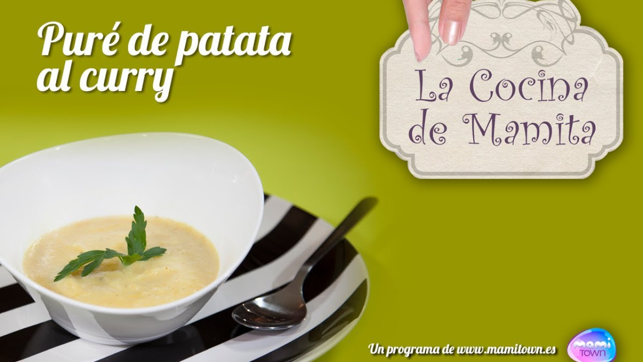 Puré de patata al curry