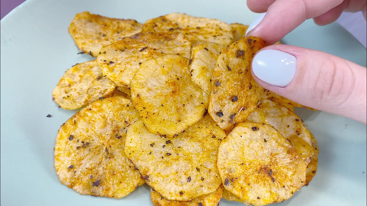 ¿Quieres patatas fritas? ¡Cocine chips saludables en el microondas en 5 minutos!