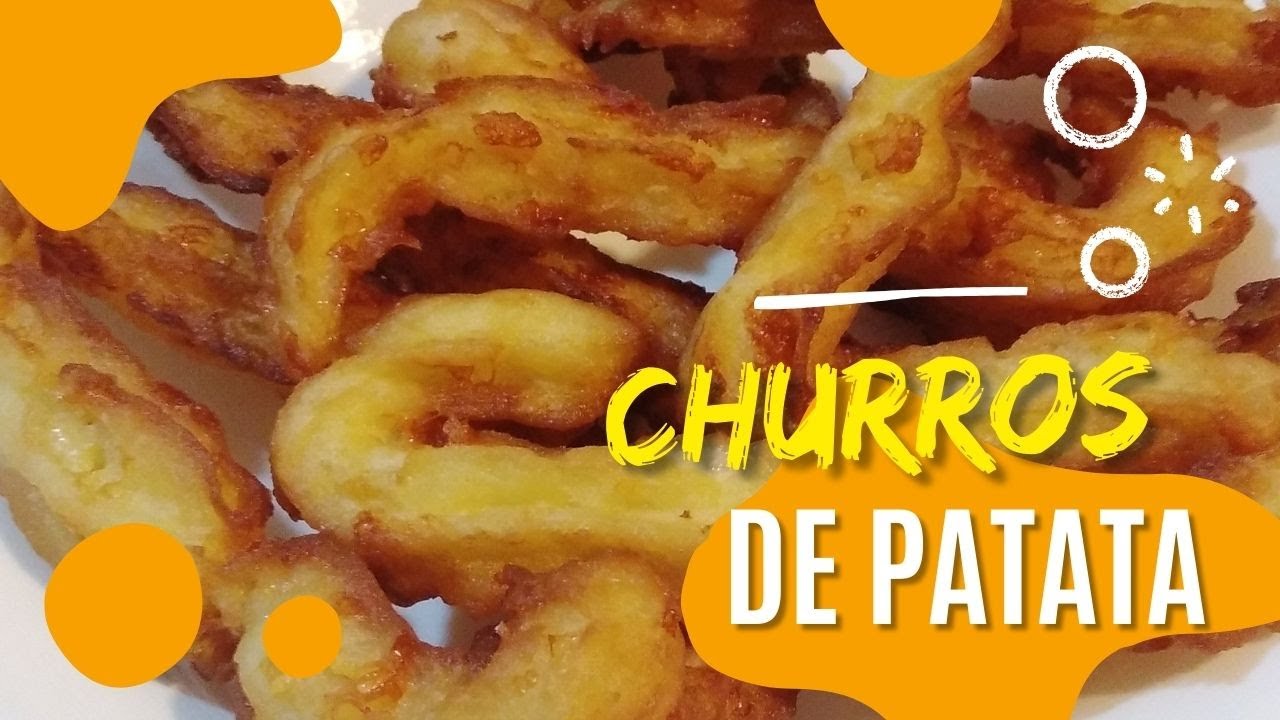 Receta de Churros de Patata | Como hacer churros de patata | Receta Rápida y Fácil