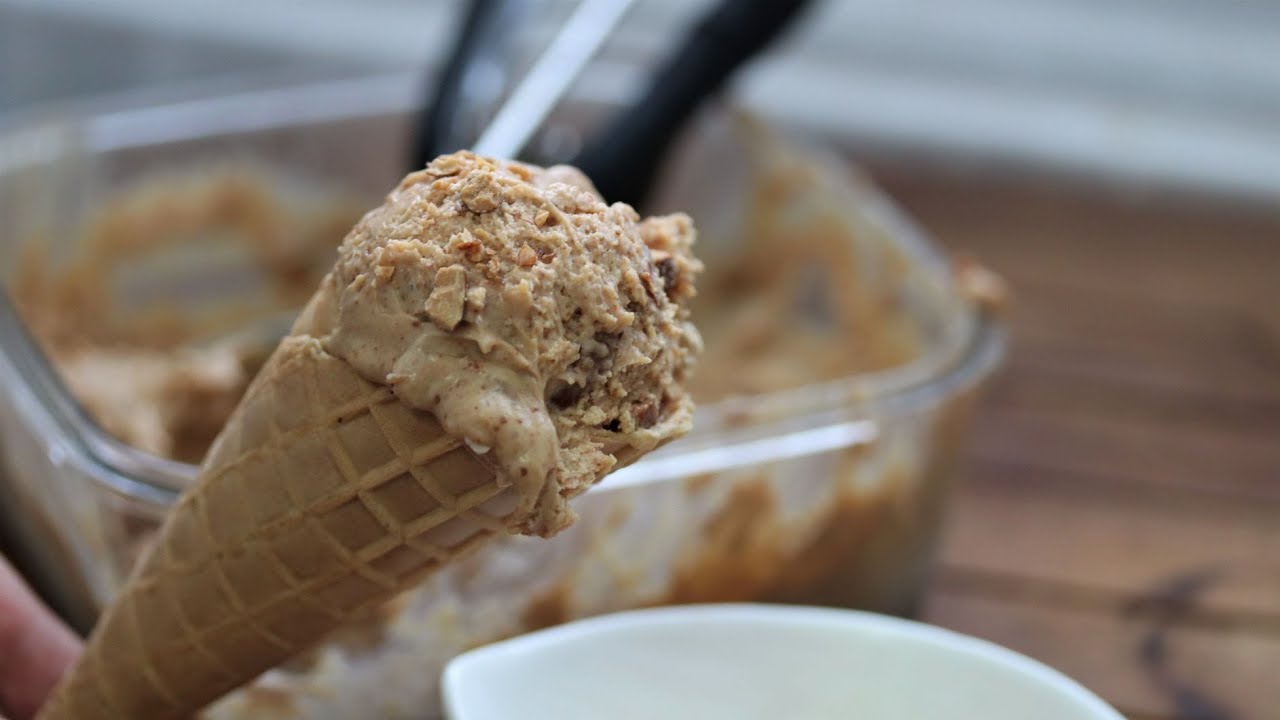 Receta de helado de almendras tostadas sin heladera | irresistiblemente delicioso