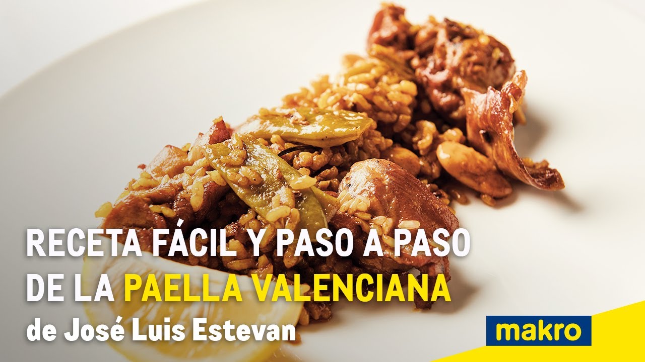 Receta fácil y paso a paso de la paella valenciana de José Luis Estevan