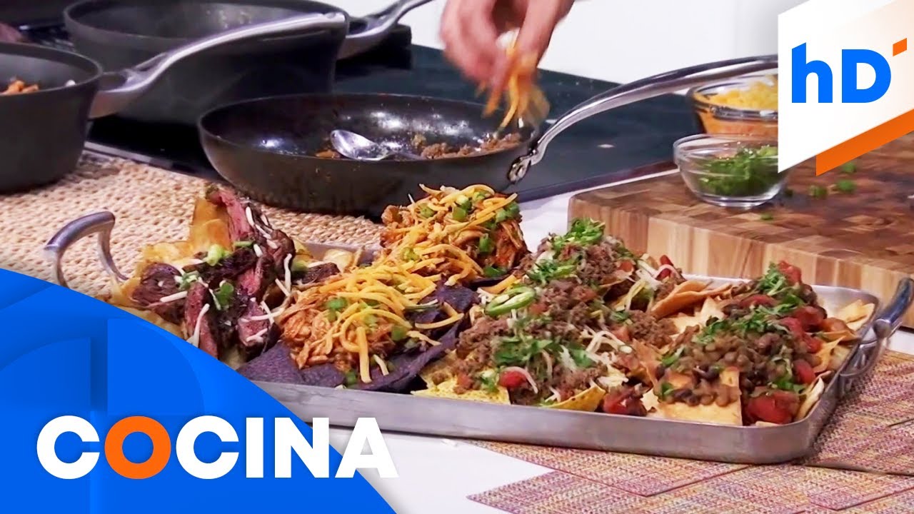 Receta para preparar nachos con carne y pollo | hoyDía | Telemundo